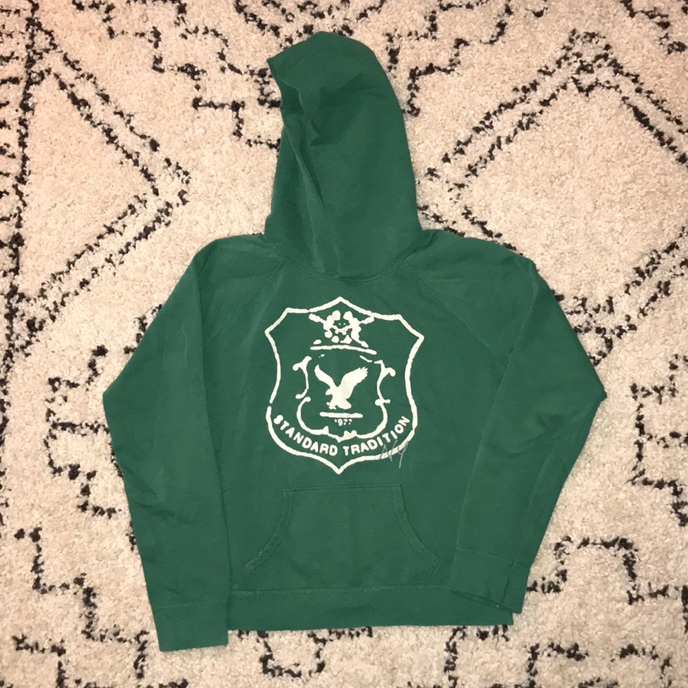 Green Vintage American Eagle Hoodie